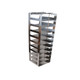 Stainless Steel Vertical Rack for SBS formatted boxes, Holds 9 boxes