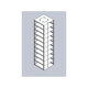 Vertical Freezer Rack for 100-Place Slide Boxes, Holds 10 boxes