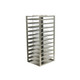Vertical Freezer Rack for 100-Place Slide Boxes, Holds 12 boxes