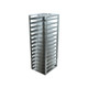 Vertical Freezer Rack for 100-Place Slide Boxes, Holds 14 boxes