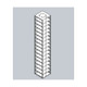 Vertical Freezer Rack for 100-Place Slide Boxes, Holds 16 boxes