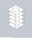 Vertical Freezer Rack for 25-Place Slide Boxes, Holds 16 boxes, view 4