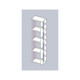 Vertical Freezer Half (Slim) Rack for 3" boxes, Holds 4 boxes