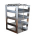 Vertical Freezer Rack for SBS Formatted Boxes, Holds 4 Boxes