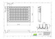 CellPro™ 0.5mL 96-Well, Deep Well Plate, U Bottom, Black Alphanumeric Printing, PP, 100/case