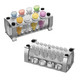 CellPro™ Magnetic Bead Separation Rack, Reversible, with Magnet Sleeve and Microtube Height Adjustment Ring