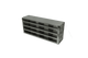 Stainless Steel Freezer Racks with Drawers for 2" Boxes, 4 x 4 Configuration, 16 Box Capacity