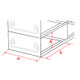 Stainless Steel Freezer Racks with Drawers - 2 Box, 5x5 Configuration