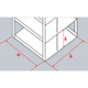 Stainless Steel Freezer Racks - 2 Boxes, Vertical Configuration