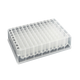 1.6 mL 96-Well Deep Well Plate, U-Bottom, Square Well, Black Alphanumeric, 5/Pk, 50/CS