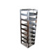 Mini Vertical Rack for 3″ Mini Boxes – Rack Only – 8 Boxes High