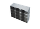 Upright Stainless-Steel Freezer Rack for 3" Boxes, 3 x 4 Configuration, 12 Box Capacity