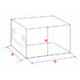 Stainless Steel Upright Freezer Rack for MATRIX Boxes, FluidX Boxes & Micronic Racks – 5 Boxes Deep x 3 Boxes High