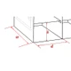 Upright Freezer Rack for 50-Cell 1.5ml Microtube Storage Boxes, 1x3x2 Configuration, 6 Box Capacity