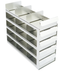 Upright Sliding Tray Freezer Rack for 2" Boxes, 3 x 5 Configuration, 15 Box Capacity