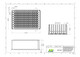 2.2ml 96-Well Deep Well Plate, V Conical Bottom, Square Well, Non-Sterile, 50/case