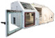 Shel Lab™ Bactron 300 Anaerobic Chamber (glove box) and Incubator with Capacity for 300 Petri Dishes, Does Not Include Gas