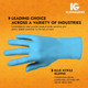 Kimberly-Clark® KleenGuard™ G10 Flex™ Blue Nitrile Gloves
