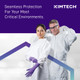 Kimberly-Clark® Kimtech™ Vista™ Nitrile Exam Gloves, Ambidextrous, Blue, 200/Cs