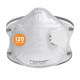Kimberly-Clark® KleenGuard™ 3300 Series N95 Particulate Respirators, 120/Cs