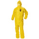 Kimberly-Clark® KleenGuard™ A71 Coveralls, Zipper Front, Elastic Wrist, Waist, Ankles & Hood, 10/Cs