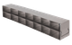 Stainless Steel Upright Freezer Rack for SBS Formatted Boxes (Micronic, Fluidx), 7x2 configuration, 14 Box Capacity