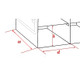 Stainless Steel Upright Freezer Rack for 0.2ml Tube 96-Well PCR Boxes 3 x 5 Configuration, 15 Box Capacity