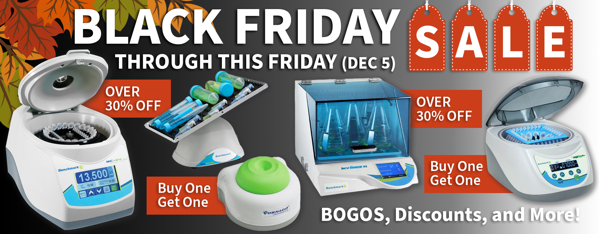 Black Friday Sale through December 5 - BOGOS, discounts, and more!