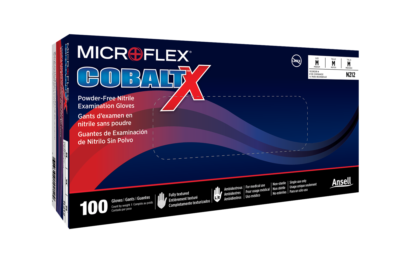 Microflex Cobalt-X N21 Nitrile Gloves - Case of 1000