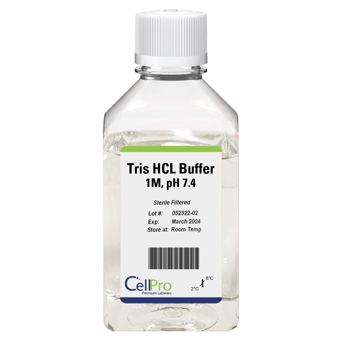 CellPro™ Tris-HCl Buffer, 1M, pH 7.4, 1L | ALKALI SCIENTIFIC