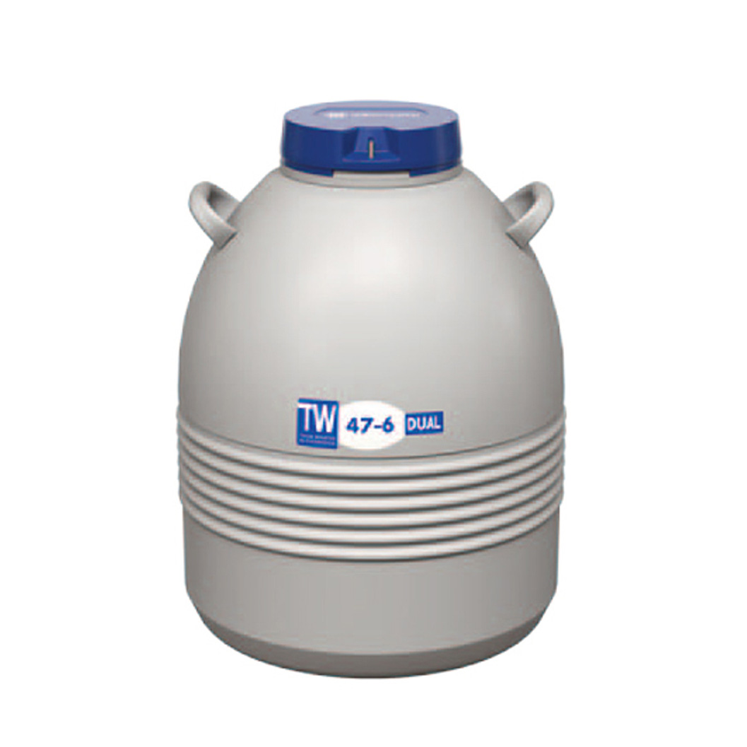 IC Biomedical® TW 47-6-DUAL Series Small LN2 Freezer/Dry Shipper