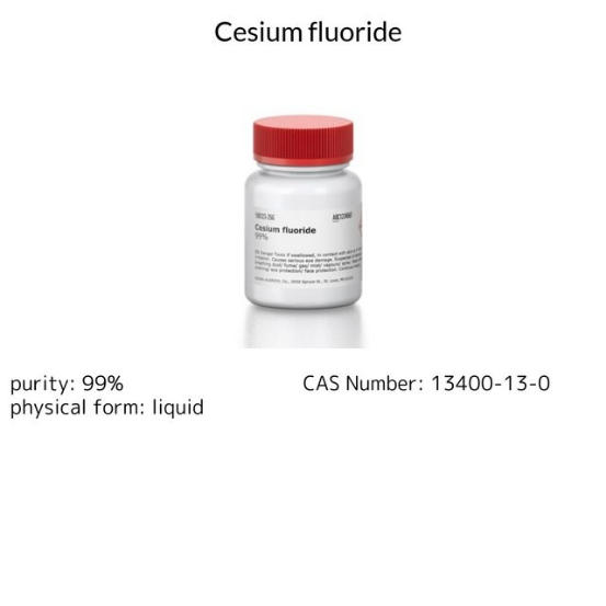 かずきち Cesium fluoride, 1 X 25 g (198323-25G) | MilliporeSigma® (Sigma