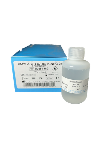 Amylase (CNPG3) A7564-480, 4 x 120 mL (5390012463) | HORIBA® (Pointe ...