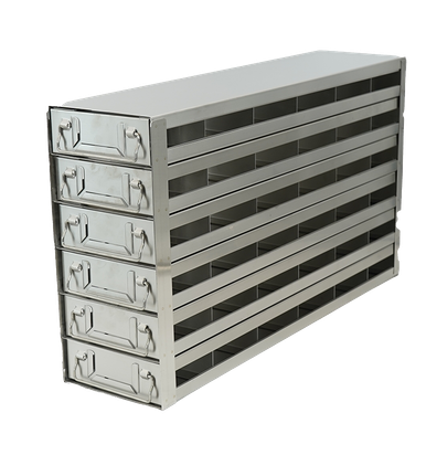 Upright Freezer Drawer Racks for Storage of Bottles, 2 Drawers