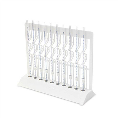 10-Place ESR Rack with Pipette Support Clamps for ESR MicroSed™ Closed ...