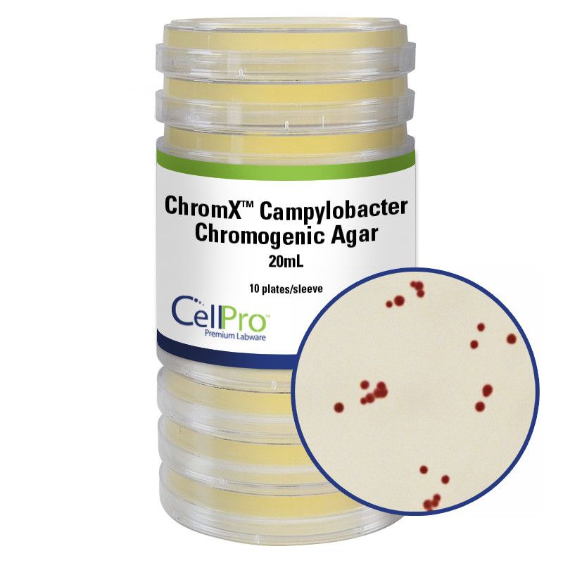 ChromX™ Candida Plus Chromogenic Agar, 20 mL, 10/Pk