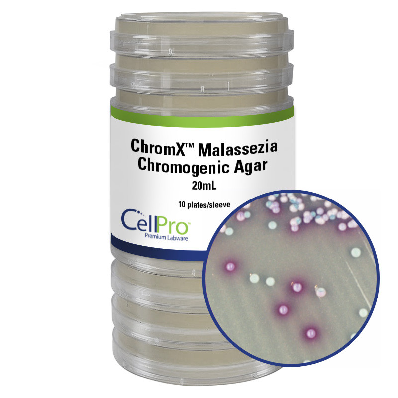 ChromX™ Candida Plus Chromogenic Agar, 20 mL, 10/Pk