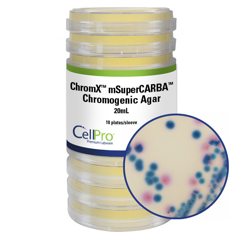maao様　AGARISM 4色　L ChromX™ MRSA Chromogenic Agar – 20 mL Plates, 10/Pack | Rapid MRSA