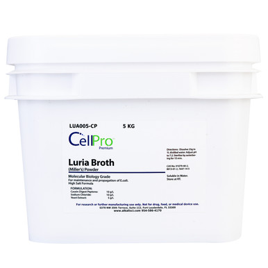 Luria Broth, High Salt Formula, Powder [Miller's LB Broth]