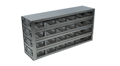 Upright Freezer Rack for SBS formatted boxes, 6x4 configuration