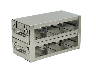 Upright Freezer Rack for SBS formatted boxes, 6x3 configuration