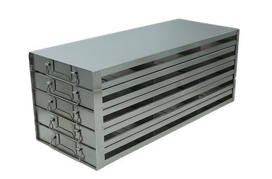 Upright Freezer Rack for 100- Place Slide Boxes, 3 x 5