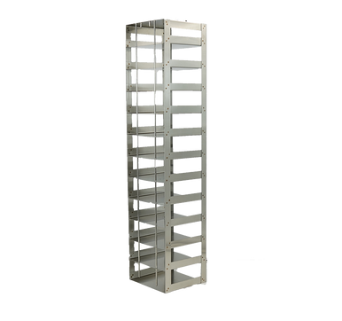 Vertical Rack for 50-Cell 1.5 mL Microtube Boxes, Holds 24 boxes