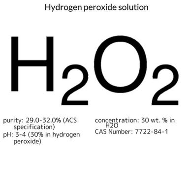 Hydrogen peroxide solution, 1 X 500 mL (216763-500ML