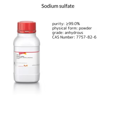 ならきゅう品 Sodium sulfate, 1 X 500 g (238597-500G) | MilliporeSigma® (Sigma