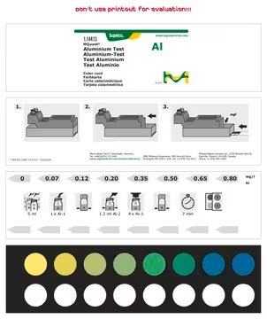 Aluminium Test, 1 X 185 tests (1144130001) | MilliporeSigma® (Sigma ...