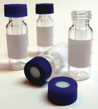 Certified QSertVial™ (vial with fused-in insert) kit, screw thread, 12 ...