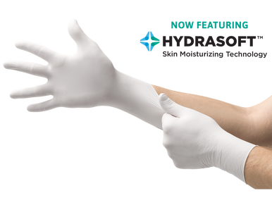 Microflex® Tranquility® TQ-601 White Nitrile Gloves, 1000/Case
