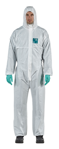 AlphaTec 681800 Hooded Coverall: Breathable Chemical Protection Suit
