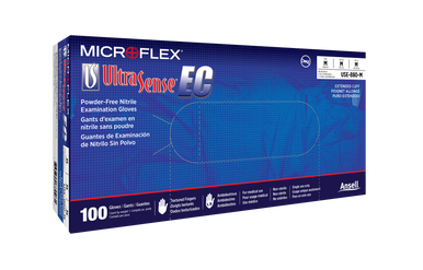 Microflex® UltraSense® EC USE-880 Blue Nitrile Exam Gloves, 1,000/Case